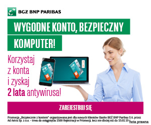 BGŻ BNP Paribas Konto + program antywirusowy