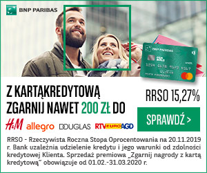 BNP Paribas Karta +400 zł voucher