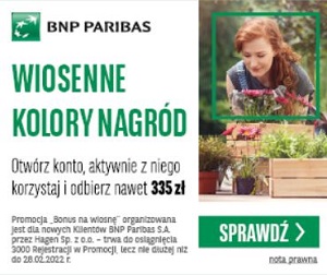 BNP Paribas Bonus na wiosnę