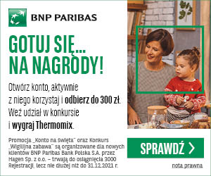 BNP Paribas Konto na Święta