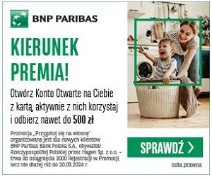 BNP Paribas Konto na Święta