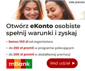 mBank Twoje Konto z Bonusem i Premią