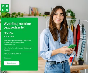 Lokata MOBILNA na start Velo Bank