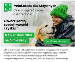 Lokata DLA Aktywnych Velo Bank